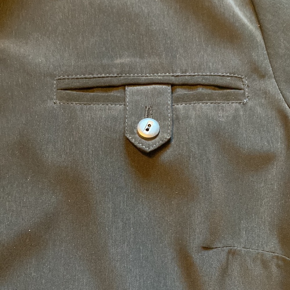 TravelSmith Black Button Up Top size Small - Picture 3 of 8